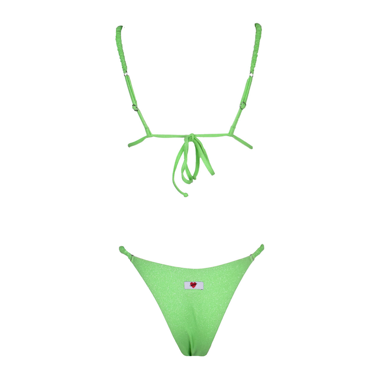 Triangolo Cristal Scrunchies Lime