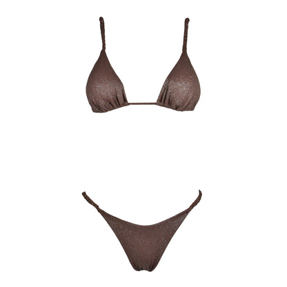Triangolo Cristal Scrunchies Moka