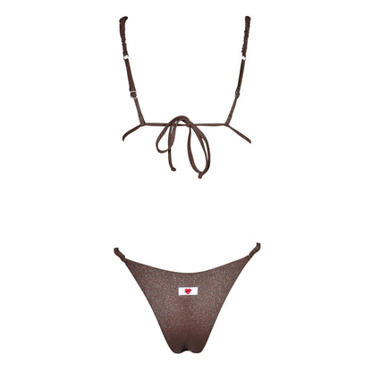 Triangolo Cristal Scrunchies Moka