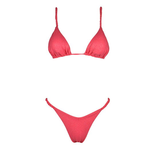 Triangolo Cristal Scrunchies Flamingo