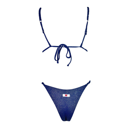Triangolo Cristal Scrunchies Night Blue