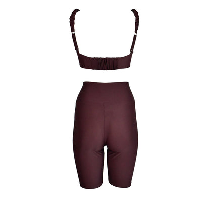 Cord-Set Yara Short Dark Chocolate