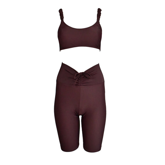 Cord-Set Yara Short Dark Chocolate