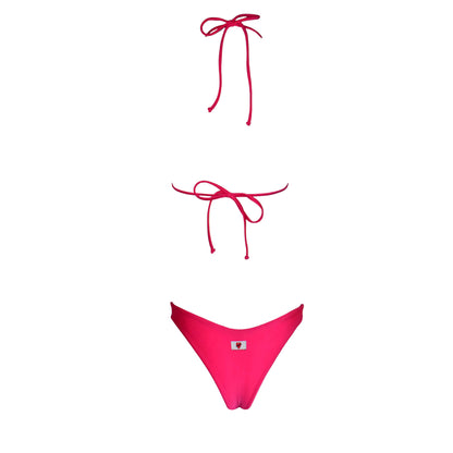 Triangolo Seta Corinne Hot Pink