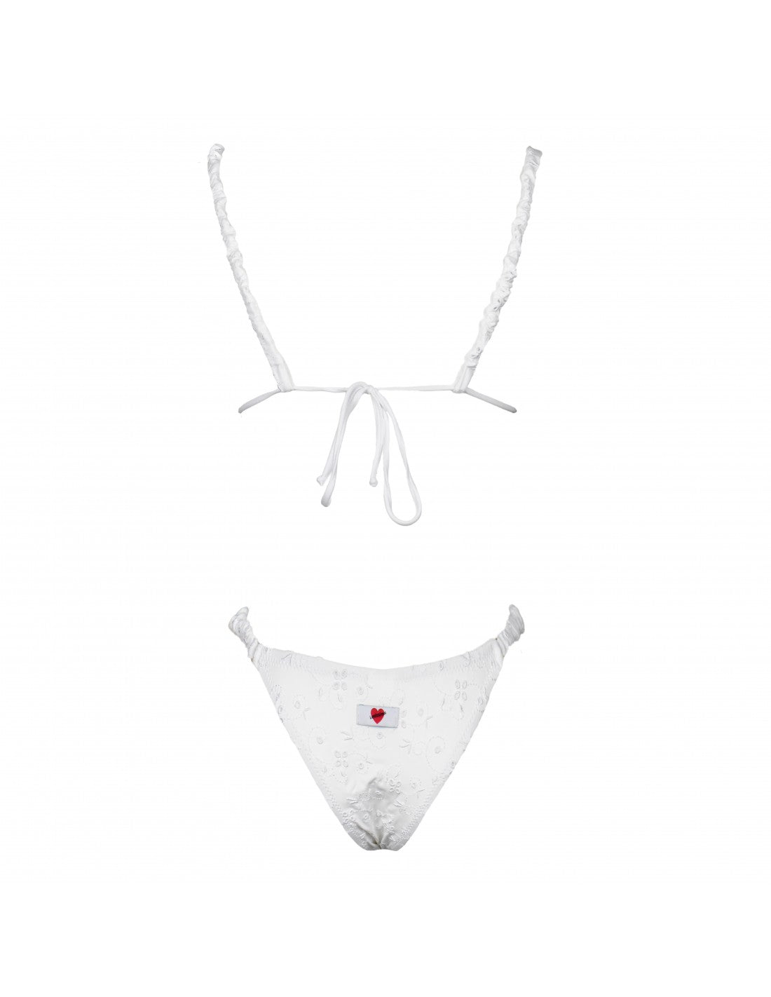 Triangolo Santorini Scrunchies White