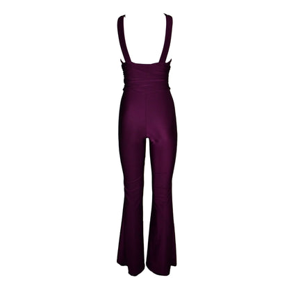 Tuta Satin Cindy Rouge Noir