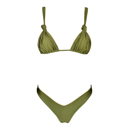 Triangolo Angelina Satin Wasabi