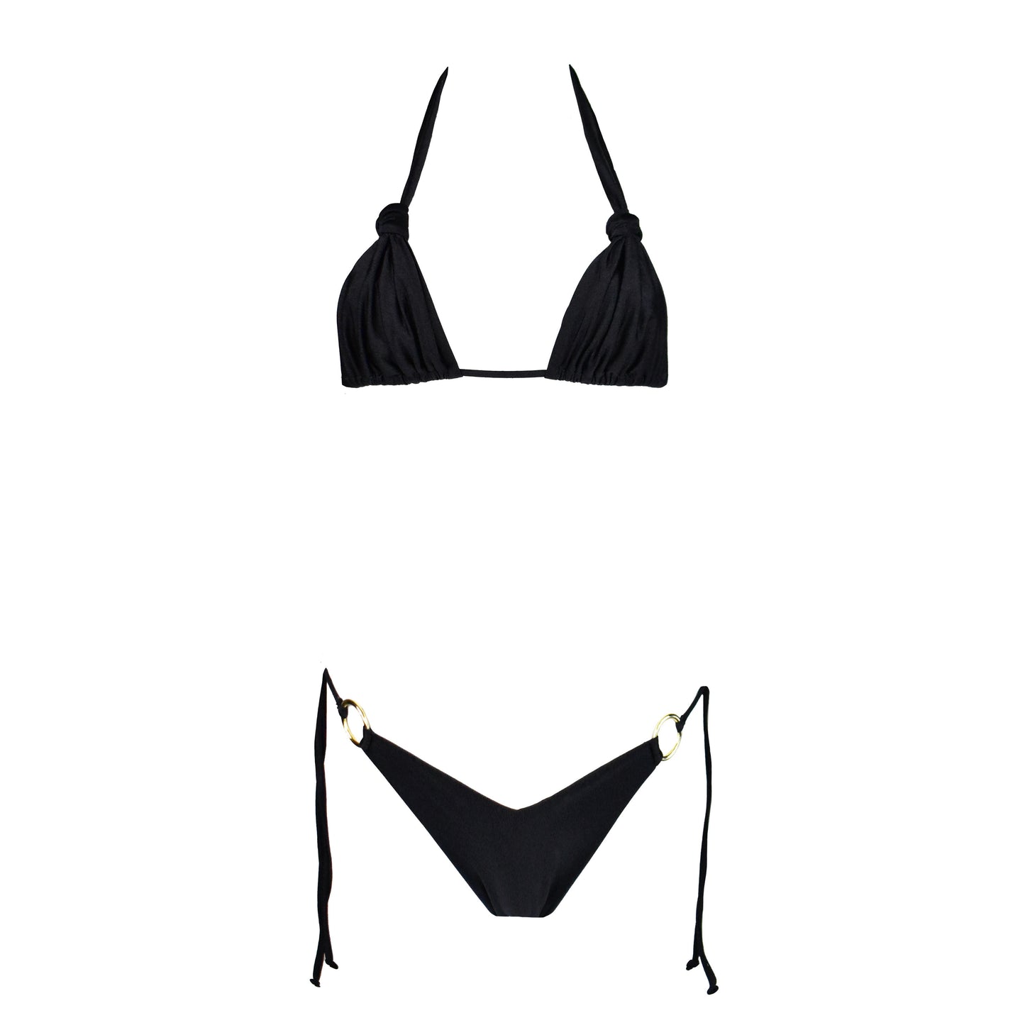 Triangolo Angelina Satin Black
