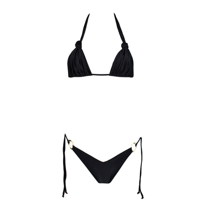 Triangolo Angelina Satin Black