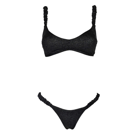 Corpetto Cristal Scrunchies Black