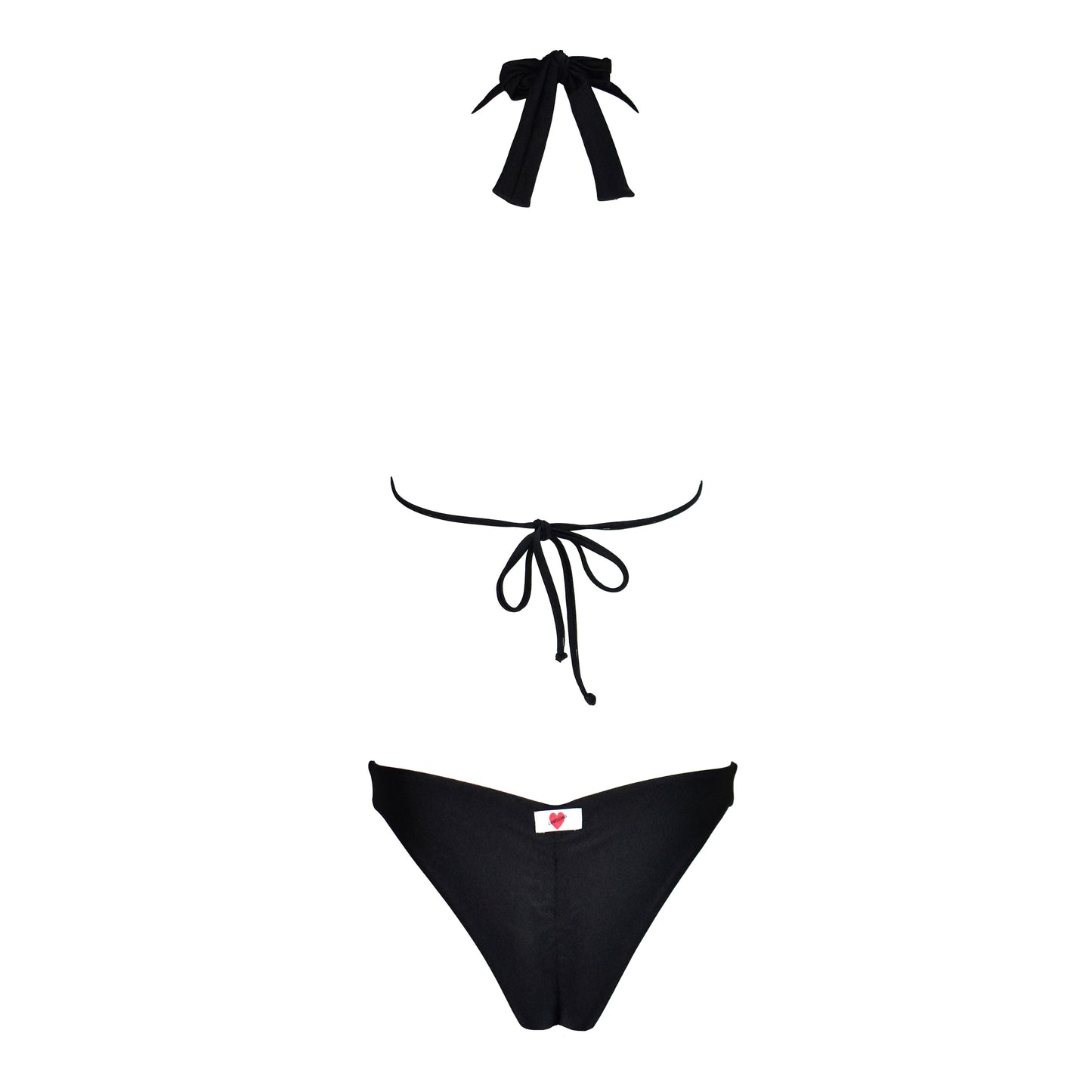 Triangolo Angelina Satin Black