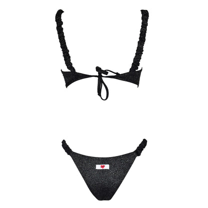 Corpetto Cristal Scrunchies Black