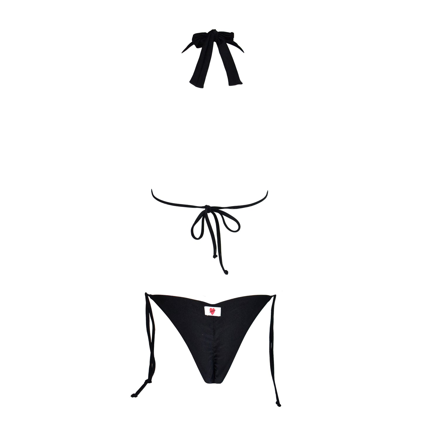 Triangolo Angelina Satin Black