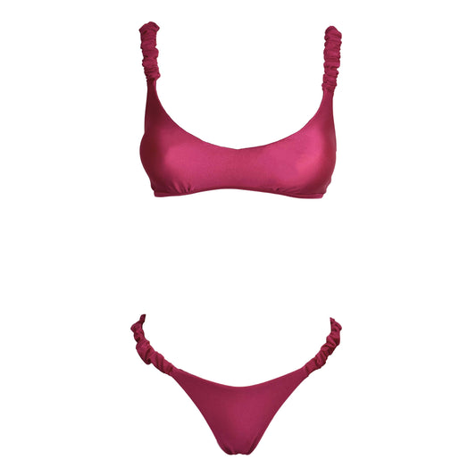 Corpetto Satin Scrunchies Blush