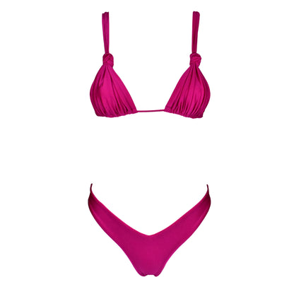 Triangolo Angelina Satin Bouganville