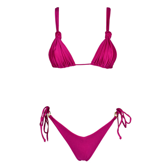 Triangolo Angelina Satin Bouganville