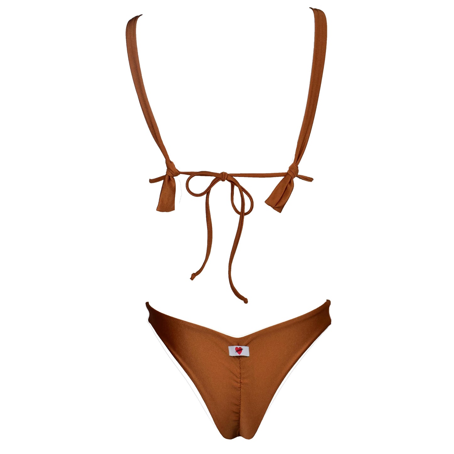 Triangolo Angelina Satin Cannella