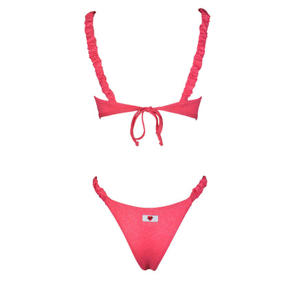 Corpetto Cristal Scrunchies Flamingo