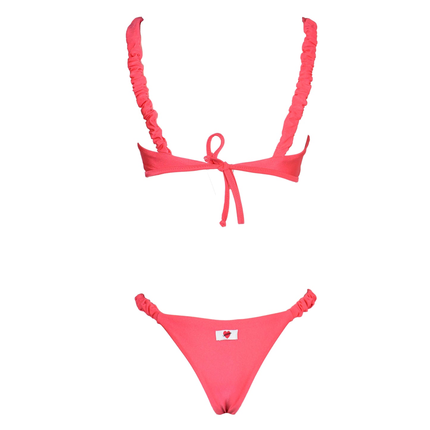 Corpetto Satin Scrunchies Flamingo