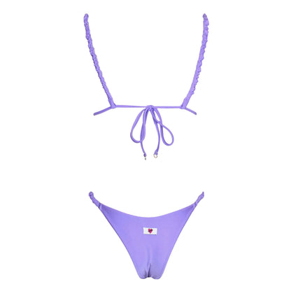 Triangolo Satin Scrunchies Lavanda