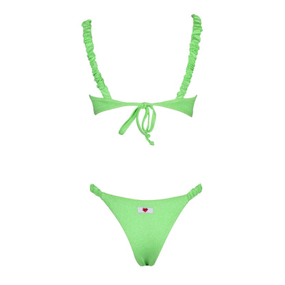 Corpetto Cristal Scrunchies Lime