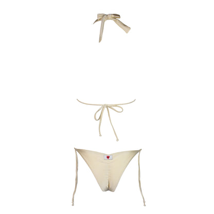 Triangolo Angelina Satin Macadamia