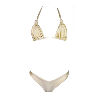 Triangolo Angelina Satin Macadamia