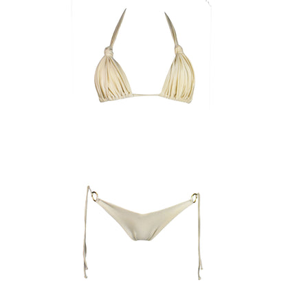 Triangolo Angelina Satin Macadamia