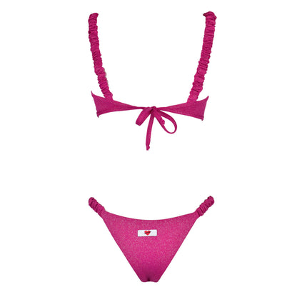 Corpetto Cristal Scrunchies Magenta
