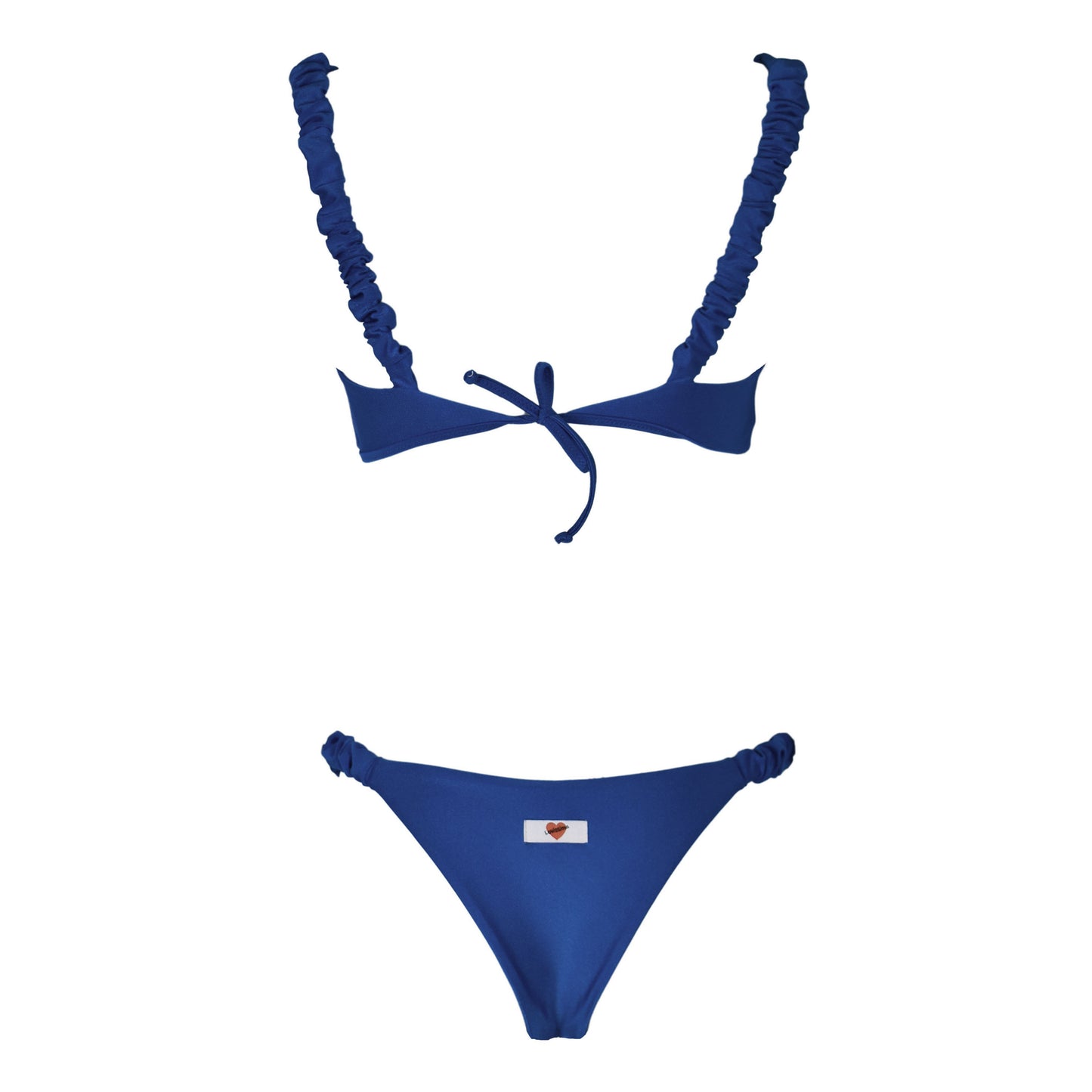 Corpetto Satin Scrunchies Night Blue
