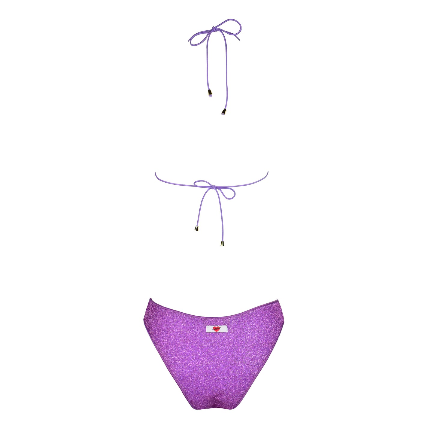 Triangolo Miami Glitter Lavanda