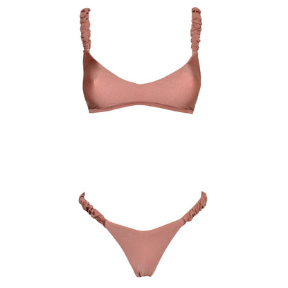 Corpetto Satin Scrunchies Oro Rosa