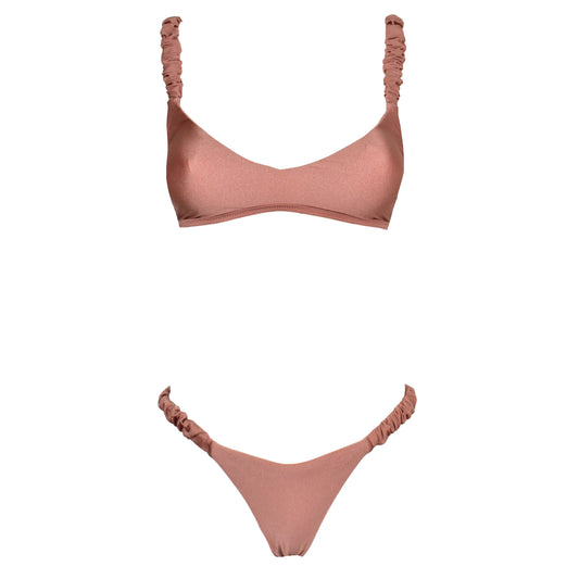 Corpetto Satin Scrunchies Oro Rosa