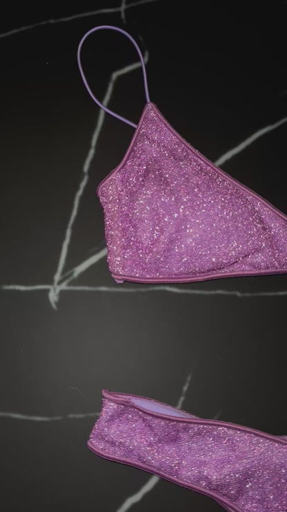 Corpetto Miami Glitter Lavanda