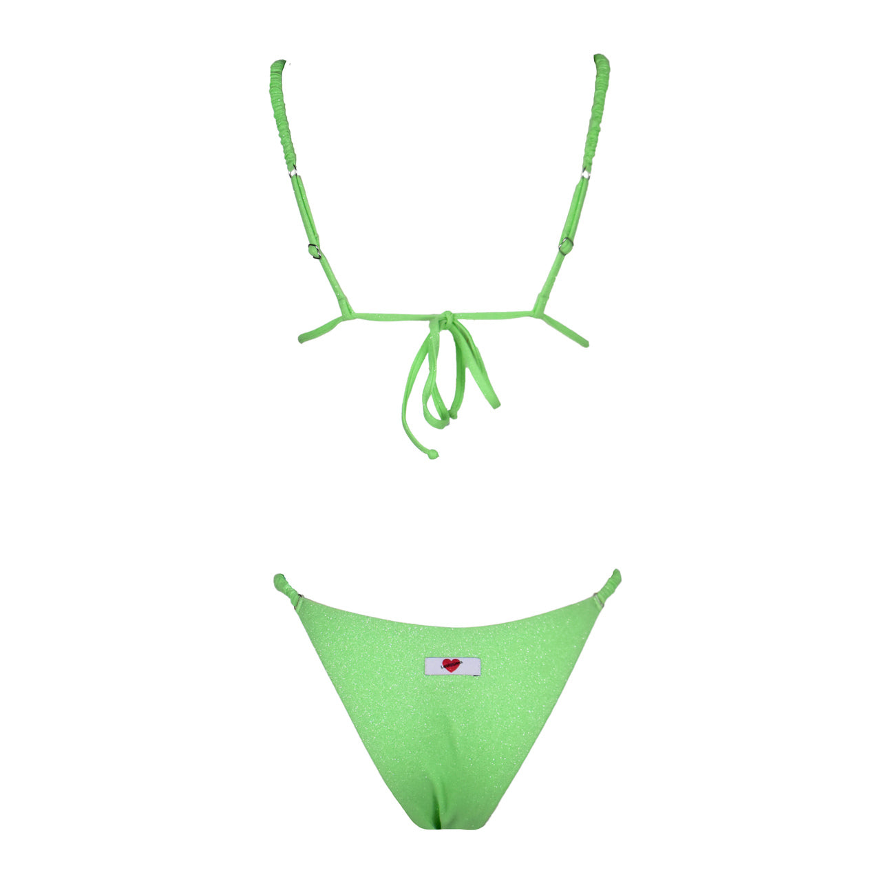 Triangolo Cristal Scrunchies Lime