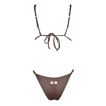 Triangolo Cristal Scrunchies Moka