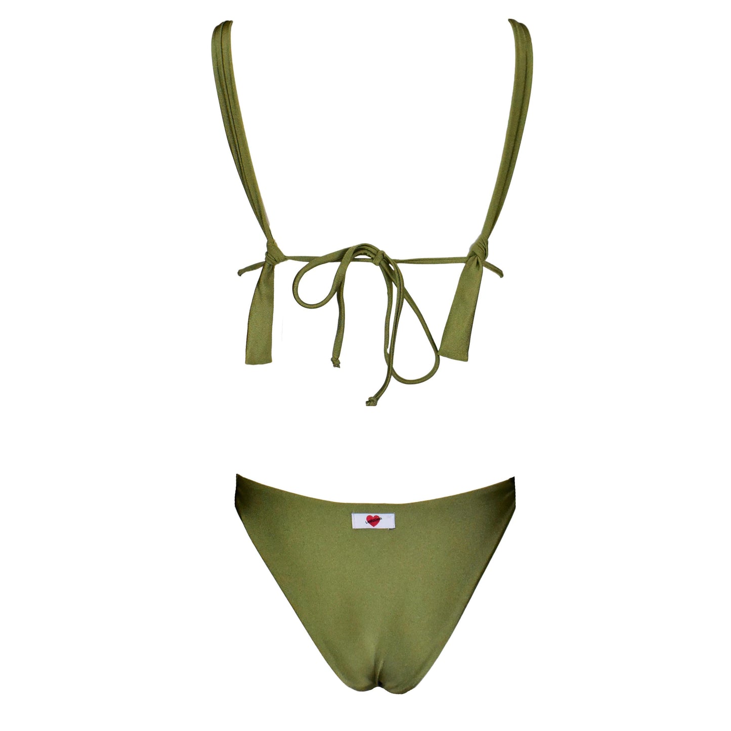 Triangolo Angelina Satin Wasabi