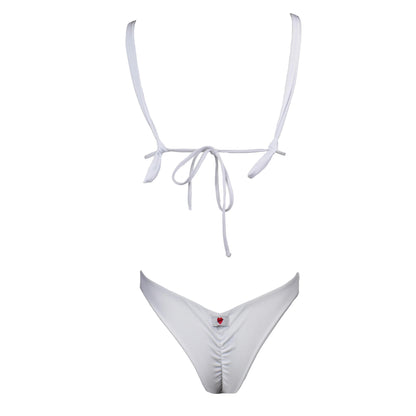 Triangolo Angelina Satin White