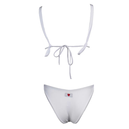 Triangolo Angelina Satin White